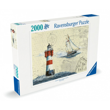 Pussel med 2000 delar Segling, fyr | HandlaSmidigt.se