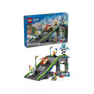 Klocki city 60460 bez granic tor z rampami dla wyścigówek
