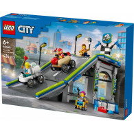 Klocki city 60460 bez granic tor z rampami dla wyścigówek