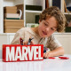 Klocki super heroes 76313 logo marvel z minifigurkami