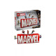 Klocki super heroes 76313 logo marvel z minifigurkami
