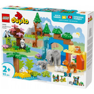 Klocki duplo 10446 rodziny dzikich zwierząt 3 w 1
