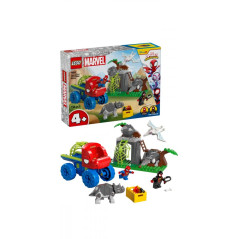 Block Spidey 11199 räddningsuppdrag med Spidey-teamet i Dino-terrängfordonet.