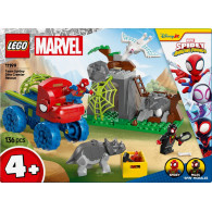 Klocki spidey 11199 misja ratunkowa zespołu spideyego w dinoterenówce