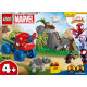 Klocki spidey 11199 misja ratunkowa zespołu spideyego w dinoterenówce
