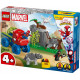 Klocki spidey 11199 misja ratunkowa zespołu spideyego w dinoterenówce