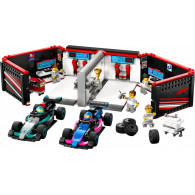 Klocki city 60444 f1 garaż i bolidy mercedes-amg i alpine