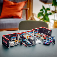 Klossar city 60444 F1 garage och Mercedes-AMG och Alpine bilar