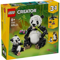 Klocki creator 31165 dzikie zwierzęta rodzina pand