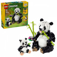 Klocki creator 31165 dzikie zwierzęta rodzina pand