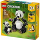 Klocki creator 31165 dzikie zwierzęta rodzina pand