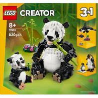 Klocki creator 31165 dzikie zwierzęta rodzina pand