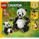 Klocki creator 31165 dzikie zwierzęta rodzina pand