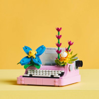 Byggklossskapare 31169 skrivmaskin med blommor