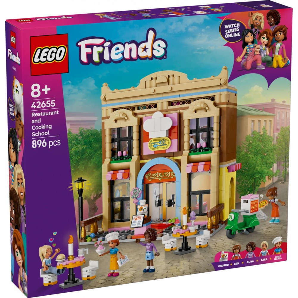 Lego Friends 42655 restaurang och matlagningskola