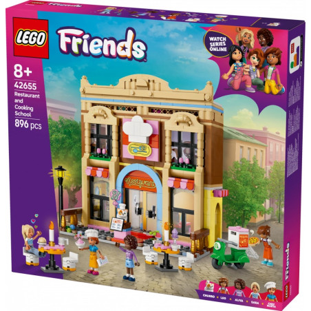 Lego Friends 42655 restaurang och matlagningskola