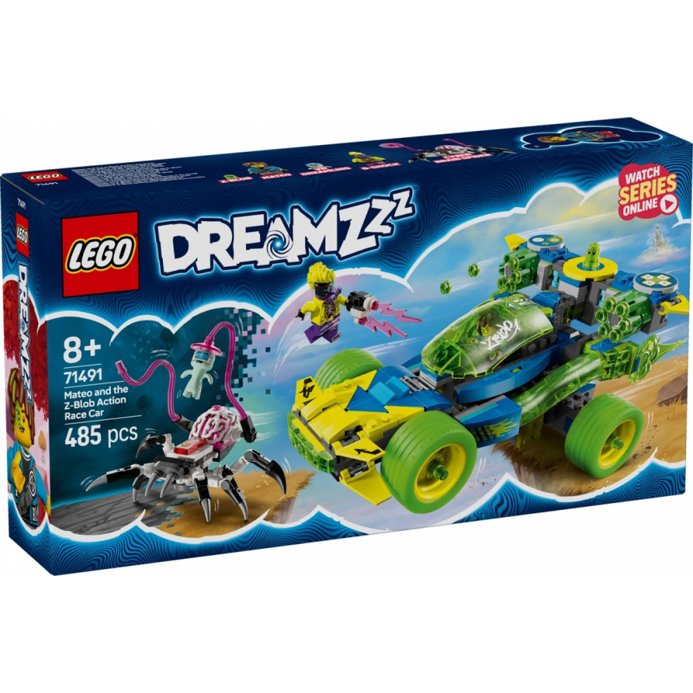 Klocki dreamzzz 71491 samochód wyścigowy mateo i z-bloba