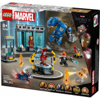 Klocki super heroes 76315 laboratorium iron mana zbrojownia