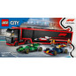 Klocki city 60445 f1 lastbil med rb20 och amr24 f1-bilar