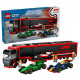 Klocki city 60445 f1 ciężarówka z bolidami rb20 i amr24 f1