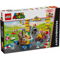 Klocki super mario 72036 mario kart - zestaw baby peach i grand prix