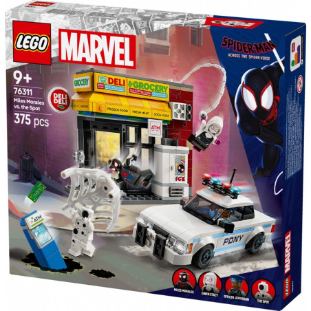 Lego Super Heroes 76311 Multiversum Miles Morales mot Spot