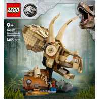 Klocki jurassic world 76969 szkielety dinozaurów czaszka triceratopsa