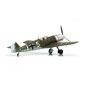 Modell av plast Messerschmitt Bf109E-4 i skala 1:72.