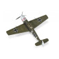 Modell av plast Messerschmitt Bf109E-4 i skala 1:72.