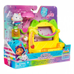 Set med kattfigurer hus Gabi Lakotek smoothie balkong | HandlaSmidigt.se