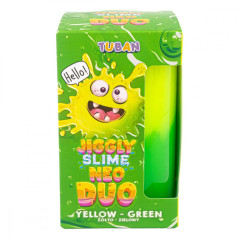 Slime jiggly neo duo gul-grön 430g