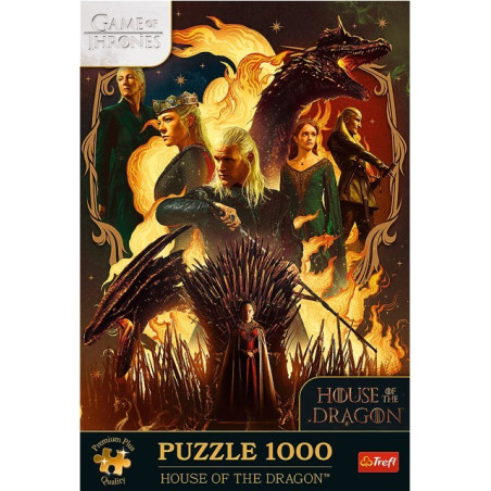 Pussel med 1000 delar, draksläktet i Game of Thrones.