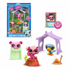 Set med 3 Littlest Pet Shop camping-figurer | HandlaSmidigt.se