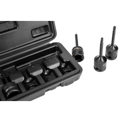 Hammare Torx-nycklar 1/2', set med 8 stycken.