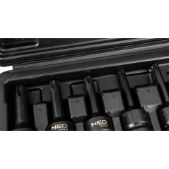 Hammare Torx-nycklar 1/2', set med 8 stycken.