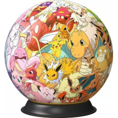 Pussel 3D boll med Pokémon-figurer och Pokémon. | HandlaSmidigt.se