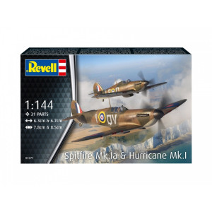 Model plastikowy samolot supermarine spitfire mkiah.huriccane 1144