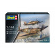 Modell av ett plastflygplan Supermarine Spitfire Mk IIA. Hurricane 1:144.