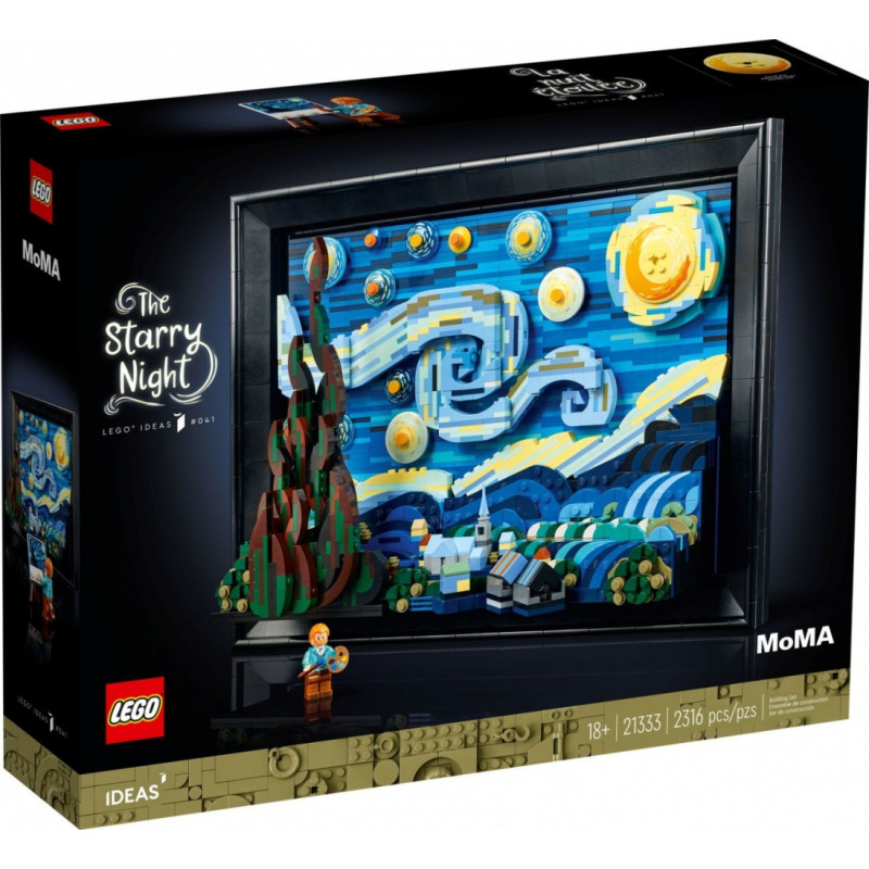 Klossar idéer 21333 stjärnklar natt av Vincent van Gogh