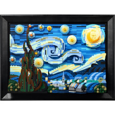Klossar idéer 21333 stjärnklar natt av Vincent van Gogh | HandlaSmidigt.se