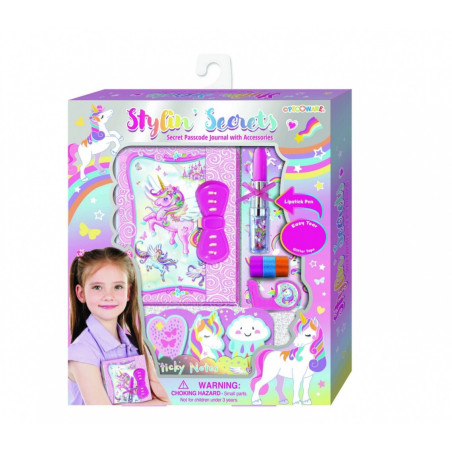 Dagbok med krypteringspenna från pecoware - enhörning