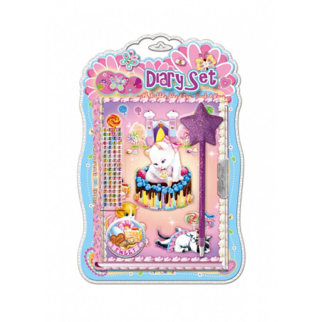 Dagbok med penna pecoware - katten