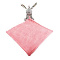 Handduk kanin 35x35 cm rosa