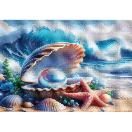 Diamantmosaik - musselkust