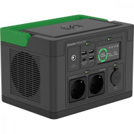 Kraftstationen PPS330-GR Schneider Offgrid bärbar kraftstation 330, 332 Wh litiumjon, 2 Schuko-uttag, sinusvåg