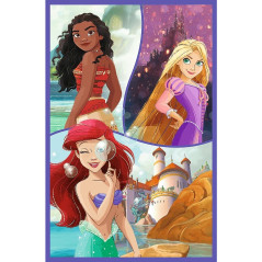 Pussel med 3x80 element prinsessor och Disney-vänner. | HandlaSmidigt.se