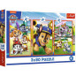 Pussel med 3x80 elementer hundflock hundpatrullen paw patrol