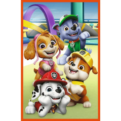 Pussel med 3x80 elementer hundflock hundpatrullen paw patrol