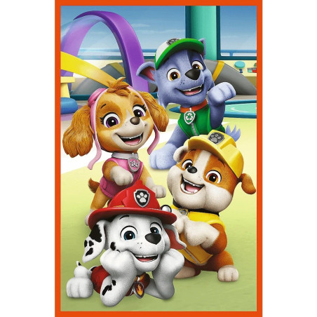 Pussel med 3x80 elementer hundflock hundpatrullen paw patrol