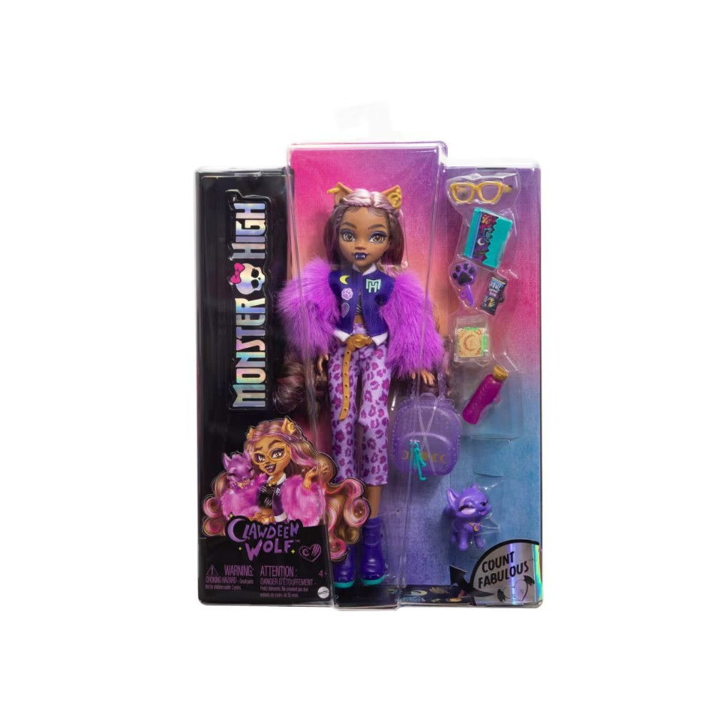 Dockan Monster High Clawdeen Wolf